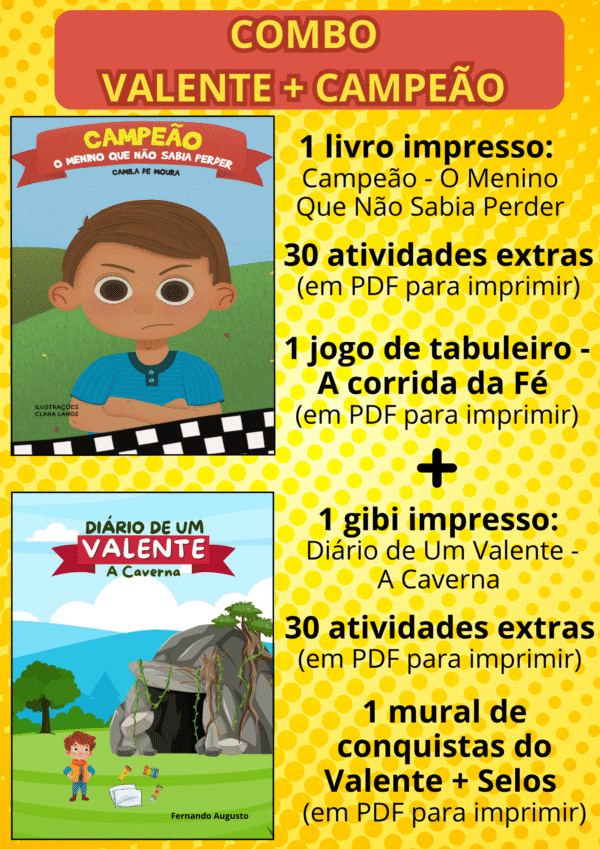 COMBO VALENTE JP + CAMPEÃO